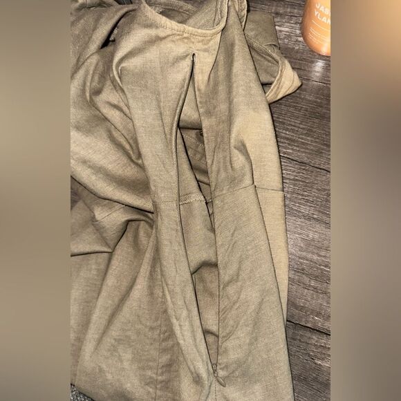 T Tahari Women’s Linen Blend Sleeveless Collared Fit & Flare A-Line Dress Size 6 - Picture 8 of 11